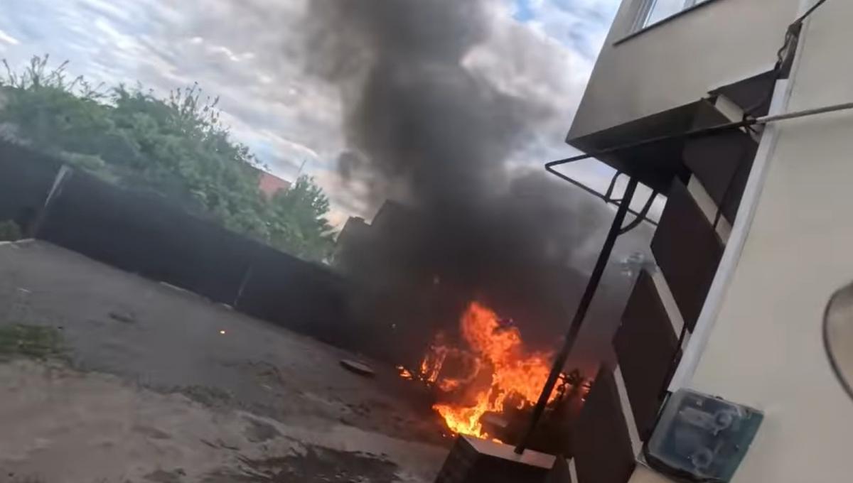Внаслідок пожежі в місті Дубно постраждала жінка (ВІДЕО)