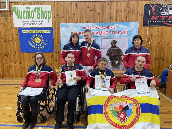 Команда Рівненщини здобула срібло на Кубку Незламності Нації з бочча