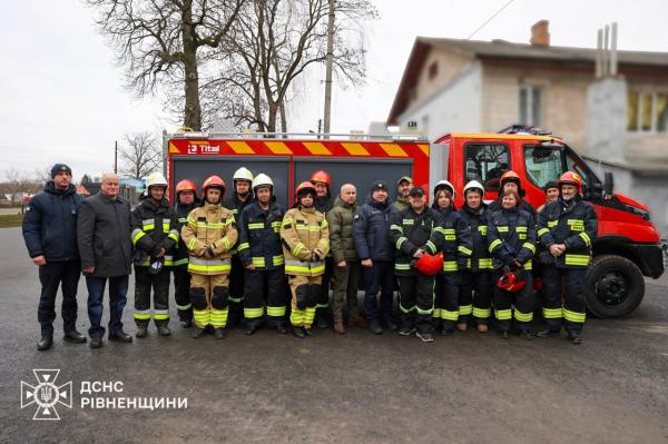 У Тучині офіційно запрацювала нова добровільна пожежна команда