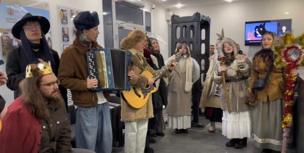 У Нацполіції Рівненщини колядували (ВІДЕО)