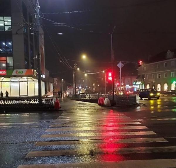 У центрі Рівного з’явився новий наземний пішохідний перехід