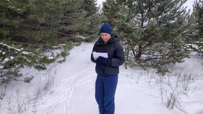 У національному парку на Рівненщині провели зимовий облік тварин