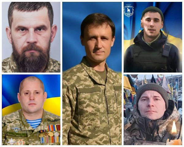 Рівненщина попрощалася з п’ятьма захисниками України