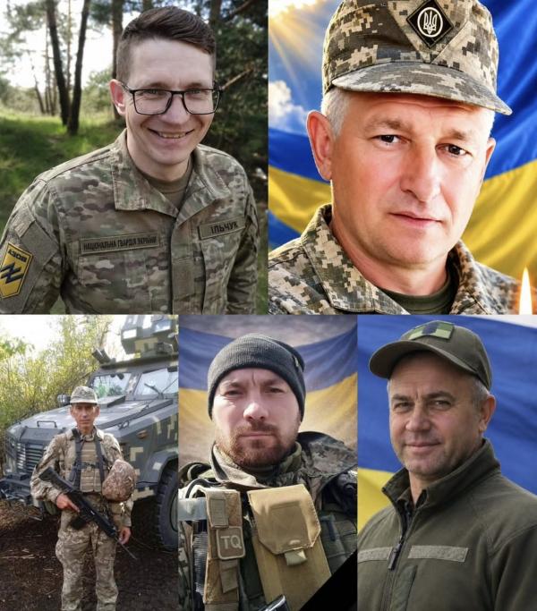 Рівненщина попрощалася з п’ятьма захисниками України