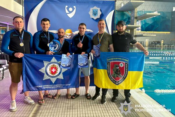 Поліцейські-ветерани з Рівненщини перемогли на всеукраїнських змаганнях «МВС Незламні»