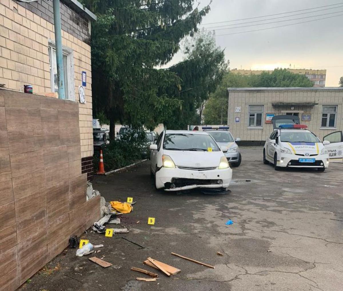 Автомобіль, який збив курсанток, Київ, 25 серпня 2020 року
