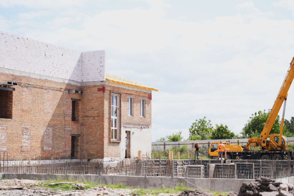 Будівництво Центру реабілітації у Дубні