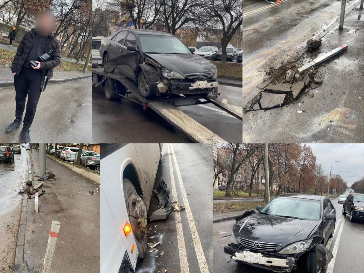 У Рівному патрульні розшукали водія, який скоїв ДТП та втік з місця події