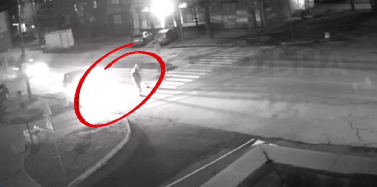 Збив пішохода й залишив місце події: патрульні затримали водія у Рівному (ВІДЕО)