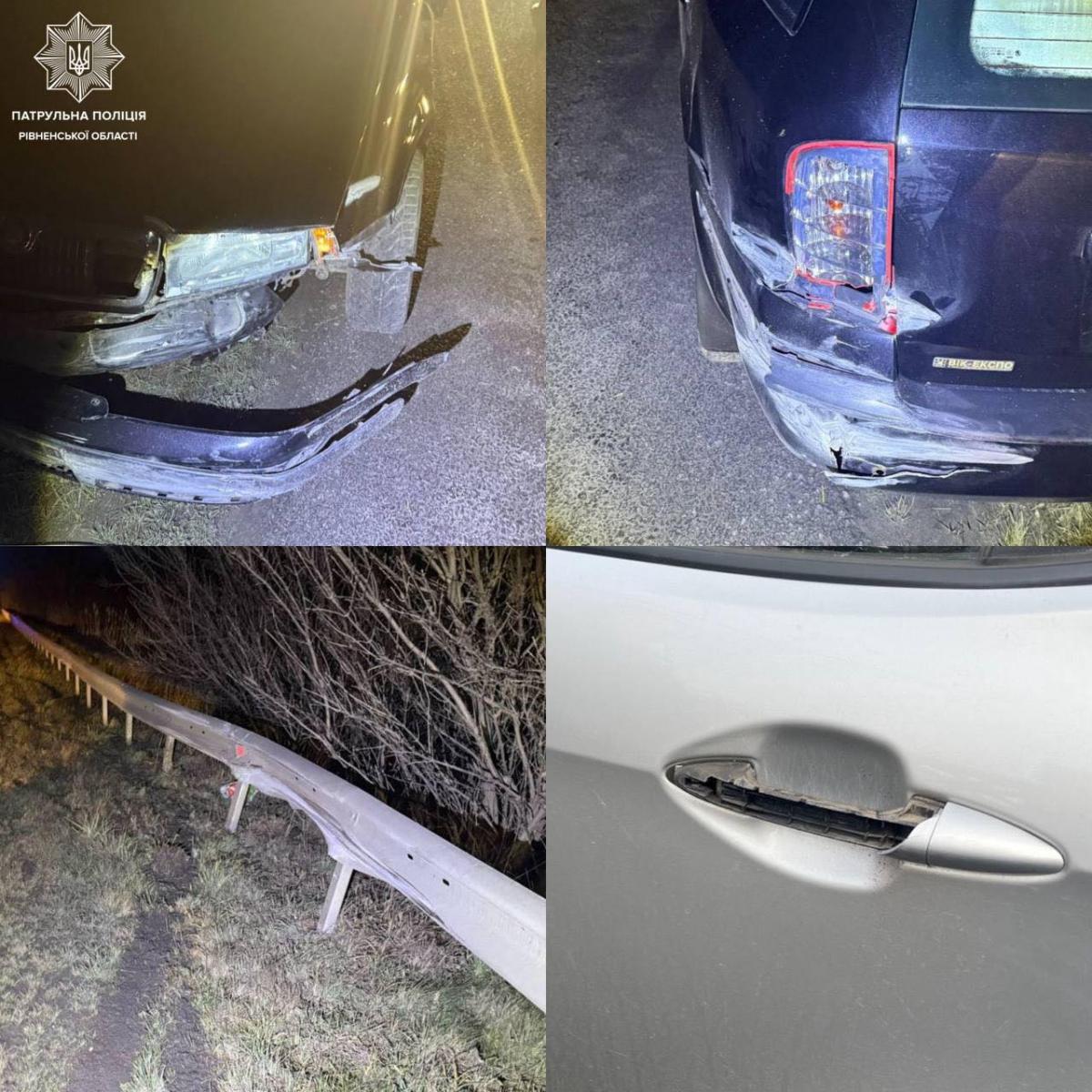 Патрульні відшукали та склали протоколи на водія, який зник із місця ДТП 