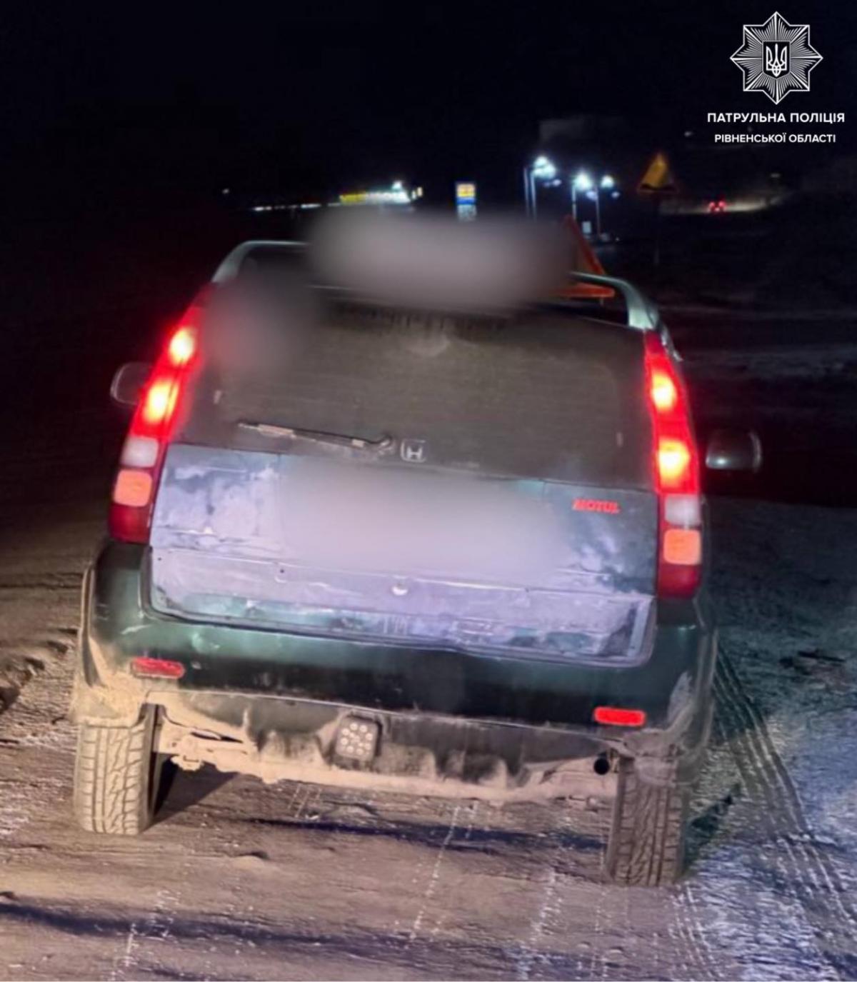У Рівному зупинили водія без права керування та з ознаками наркотичного сп'яніння