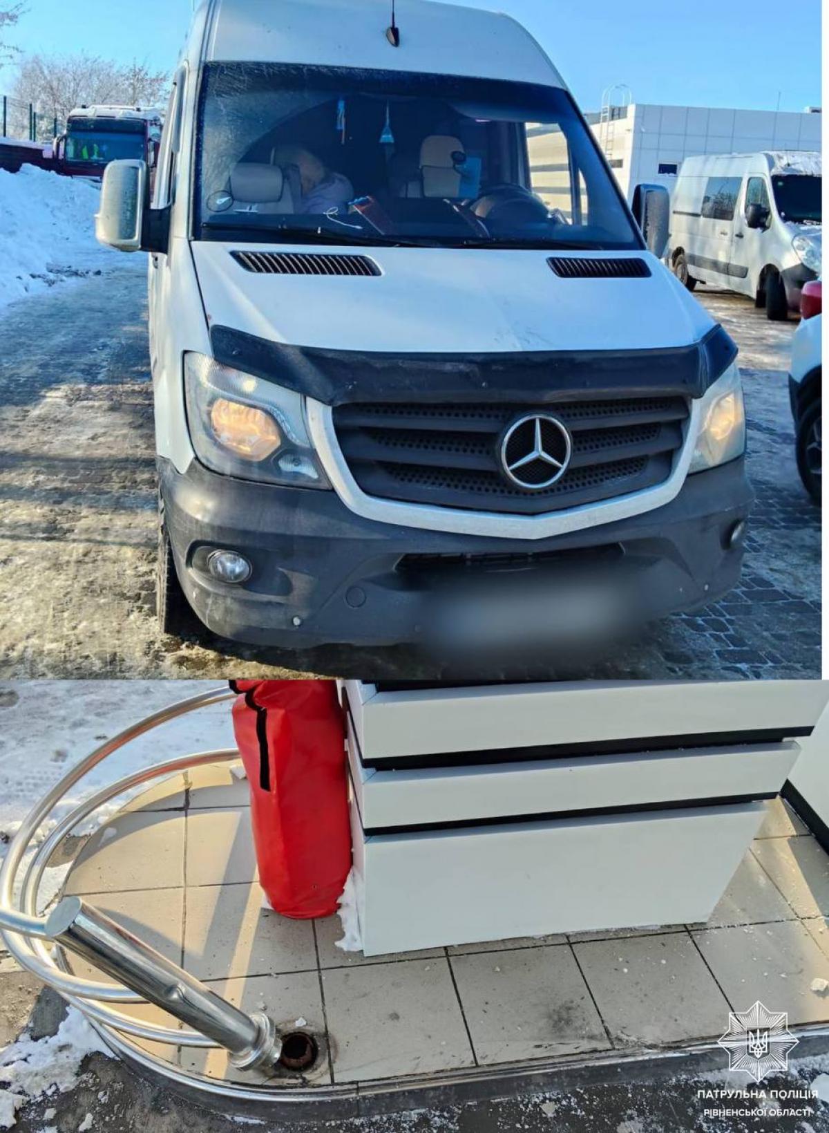 На одній із АЗС на Рівненщині сталася ДТП без потерпілих