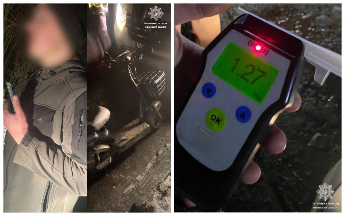 На Дубенщині патрульні викрили двох водіїв з ознаками алкогольного сп’яніння