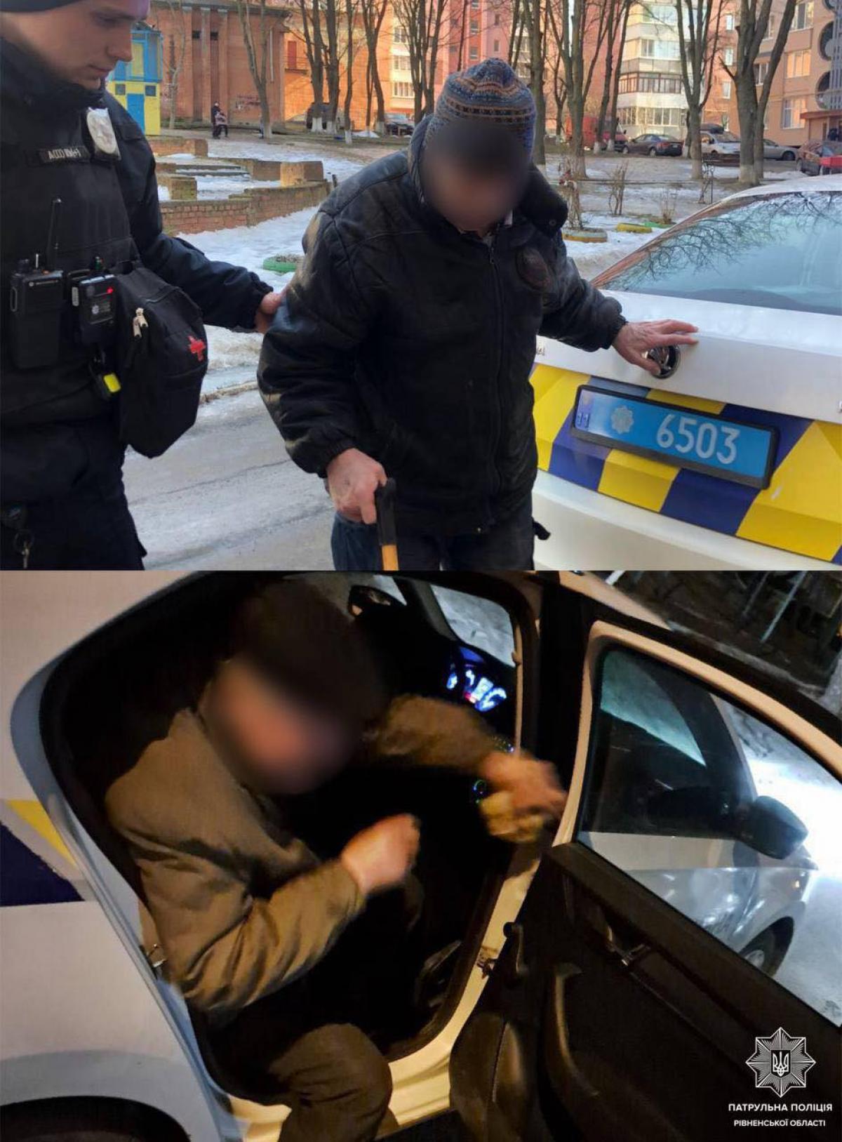 У Рівному патрульні повернули додому двох літніх чоловіків, які заблукали