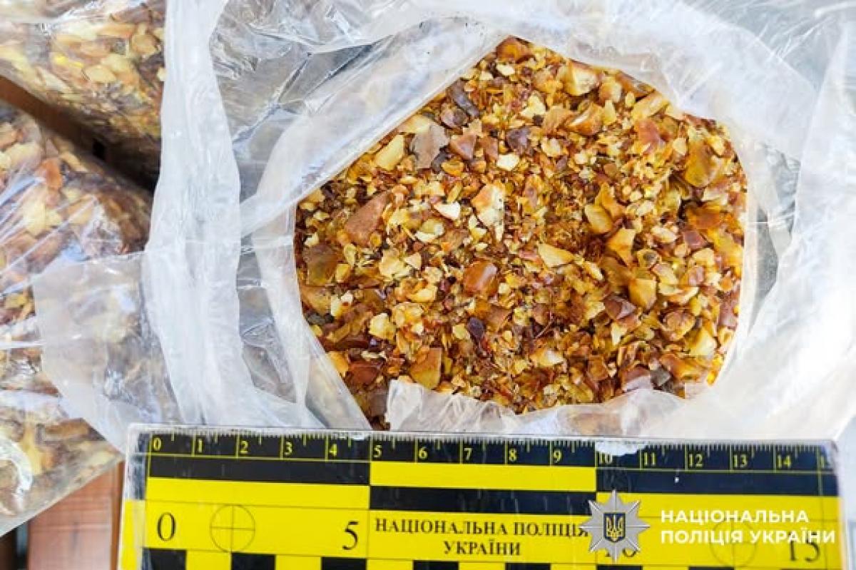 На Рівненщині у жінки вилучили майже 5 кілограмів бурштину