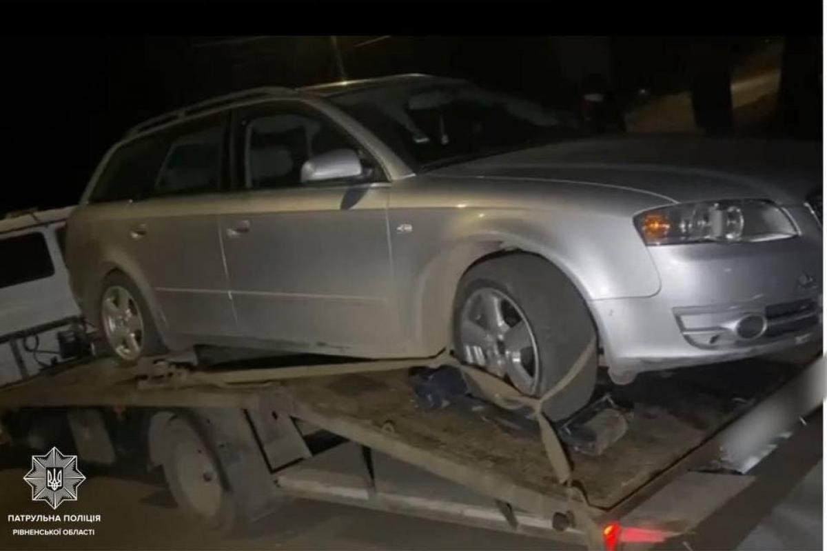 У Рівному патрульні виявили авто з «чужим» номерним знаком