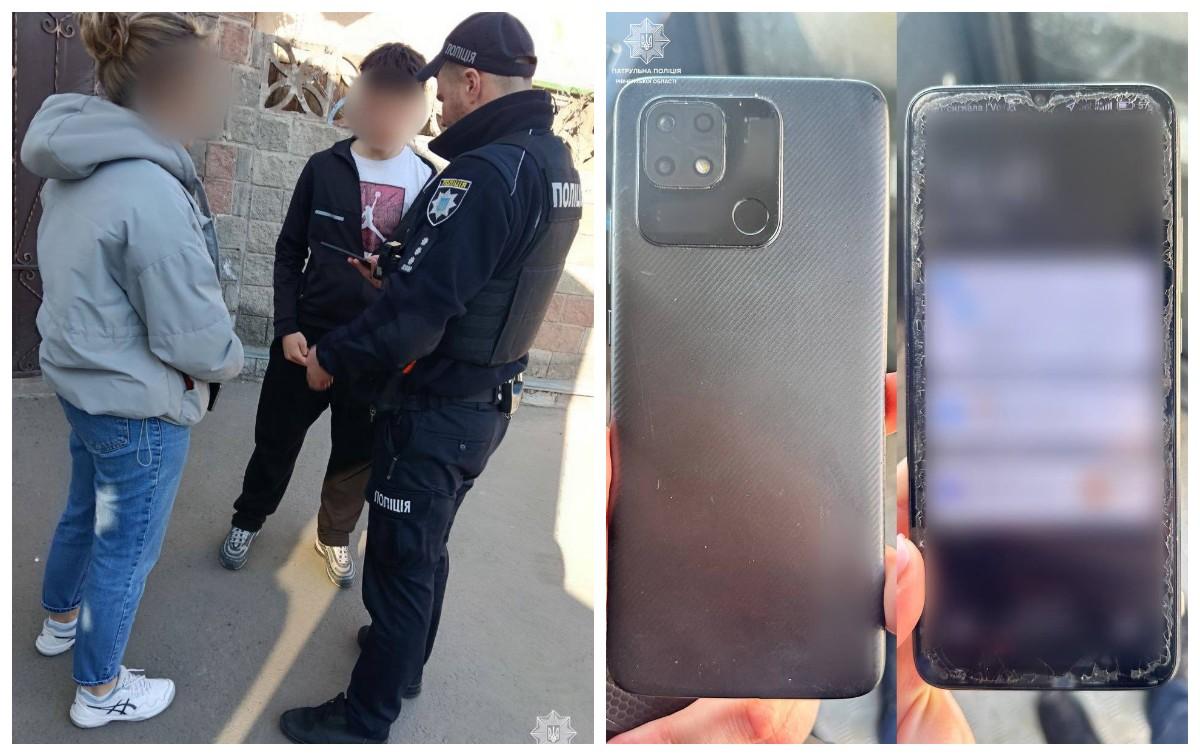 У Рівному водій маршрутки та патрульні знайшли та повернули дитині загублений телефон