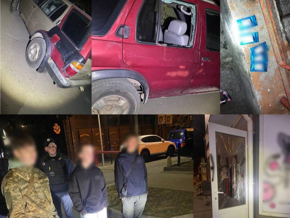 У центрі Рівного серія нічних правопорушень: затримали групу підлітків