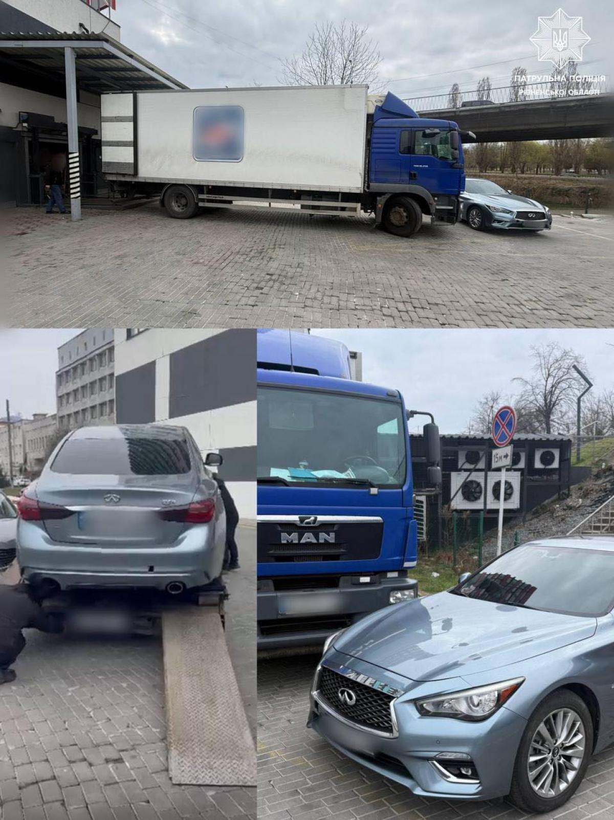 У Рівному евакуювали авто, припарковане з порушенням ПДР