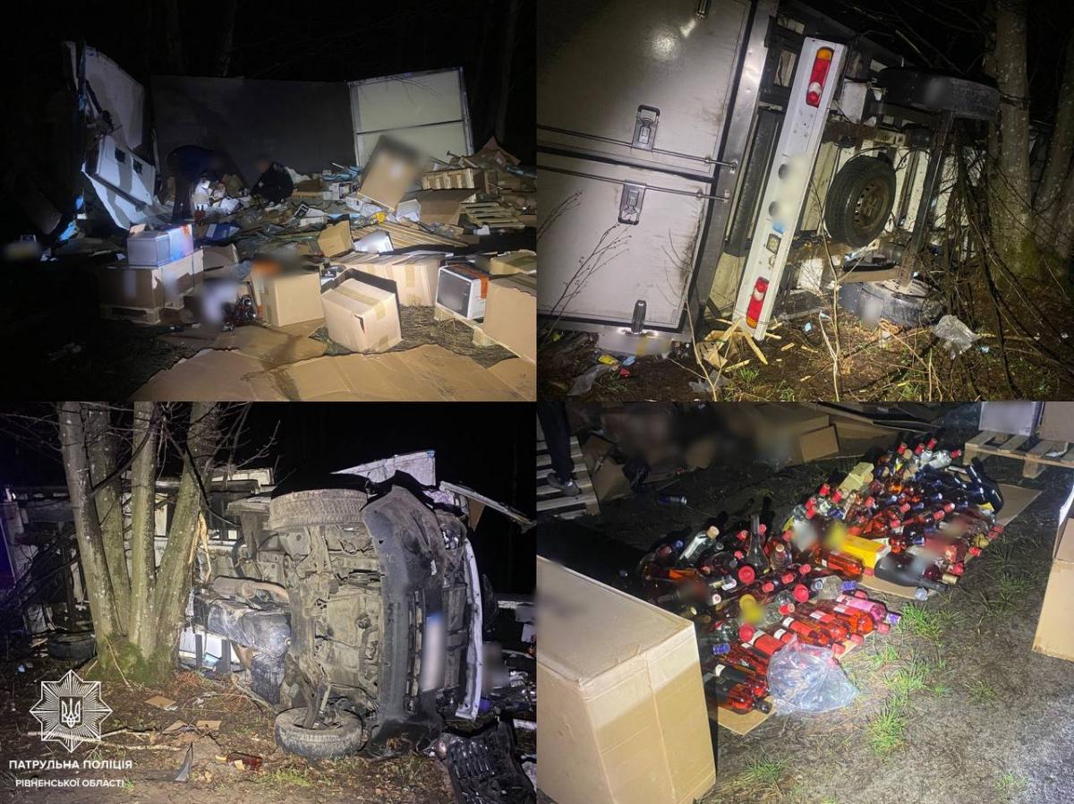 Дві ДТП на Рівненщині: водії потрапили у кювет і зіткнулися на перехресті