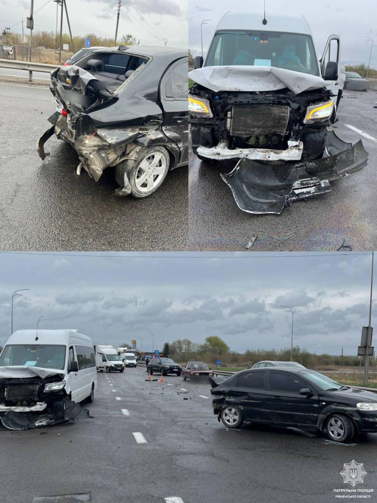 Поблизу Квасилова та у Рівному сталися ДТП: на водіїв склали протоколи