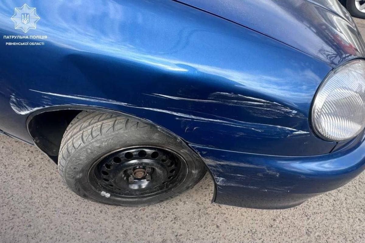 У Сарнах нетверезий водій спричинив ДТП та відмовився проходити огляд