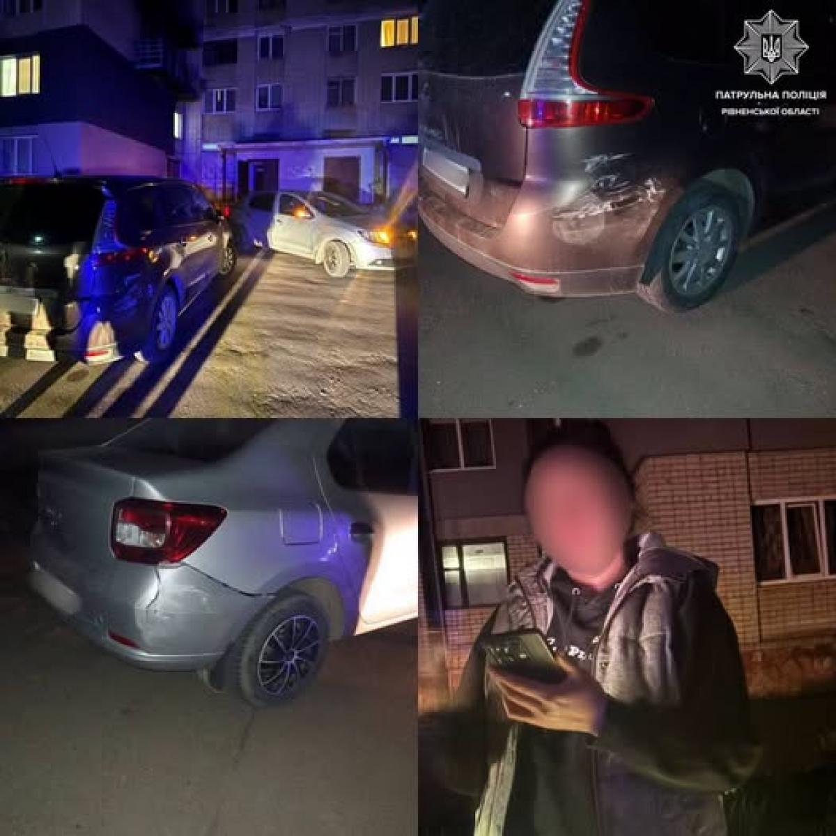 У Рівному водійка з ознаками сп’яніння спричинила ДТП і відмовилася від огляду