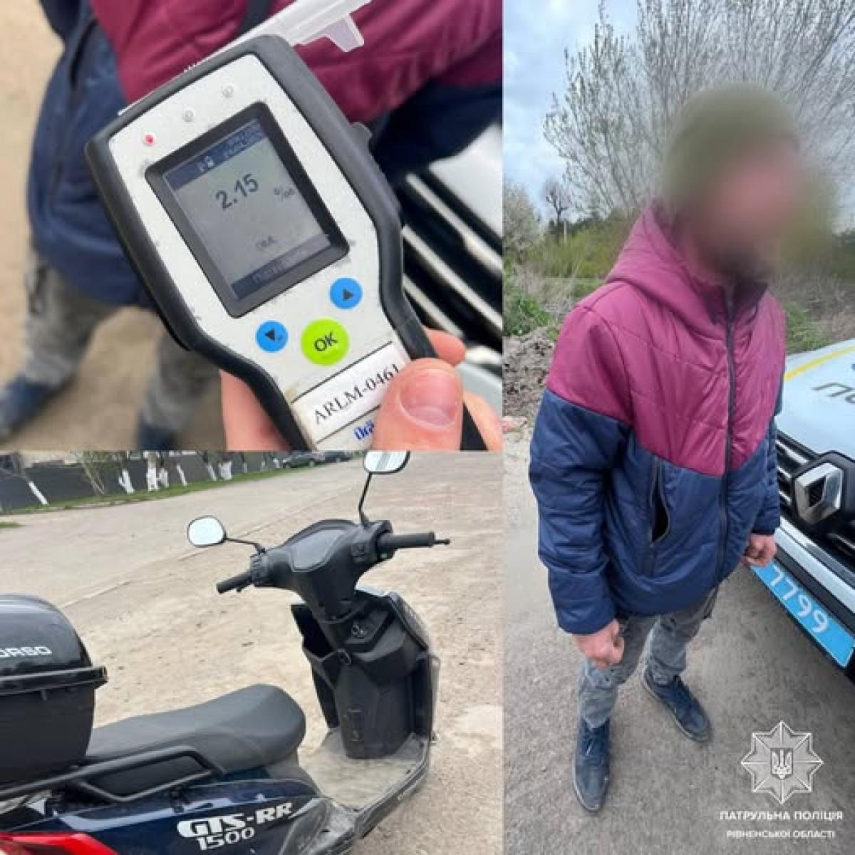 Перевищив норму алкоголю більш ніж у 10 разів: дубенські патрульні зупинили нетверезого водія