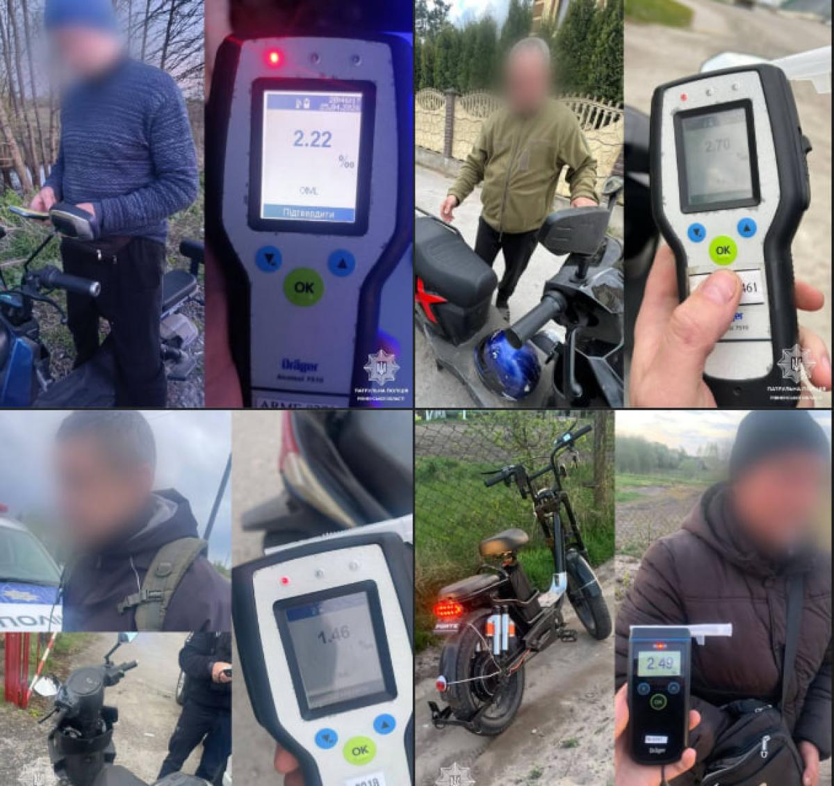 На Рівненщині за вихідні виявили 44 водіїв у стані сп’яніння