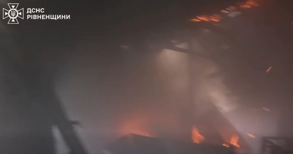 У Великій Омеляні трапилася пожежа (ВІДЕО)