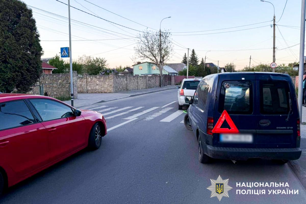На Басовому Куті водій збив 10-річну пішохідку