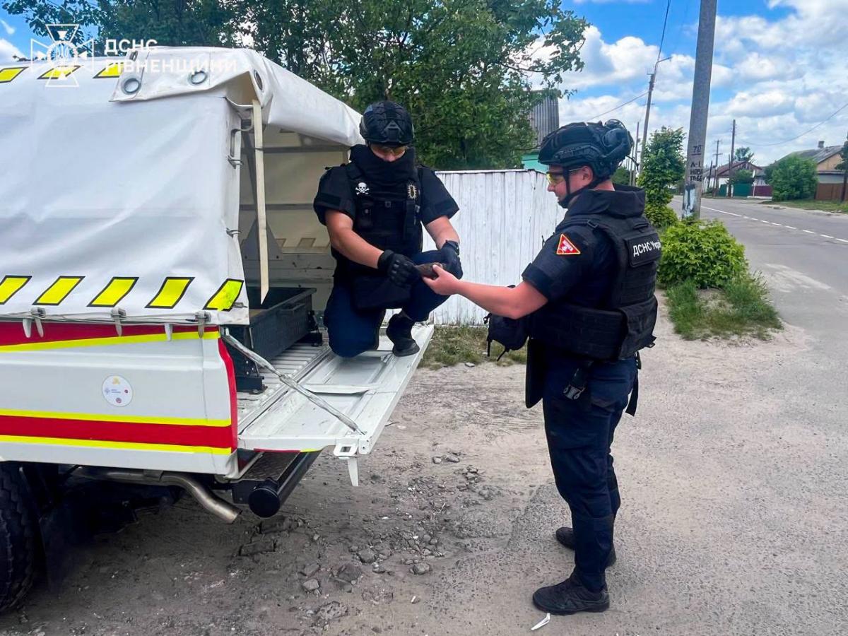 У Сарнах сапери знищили артилерійський снаряд часів Другої світової війни