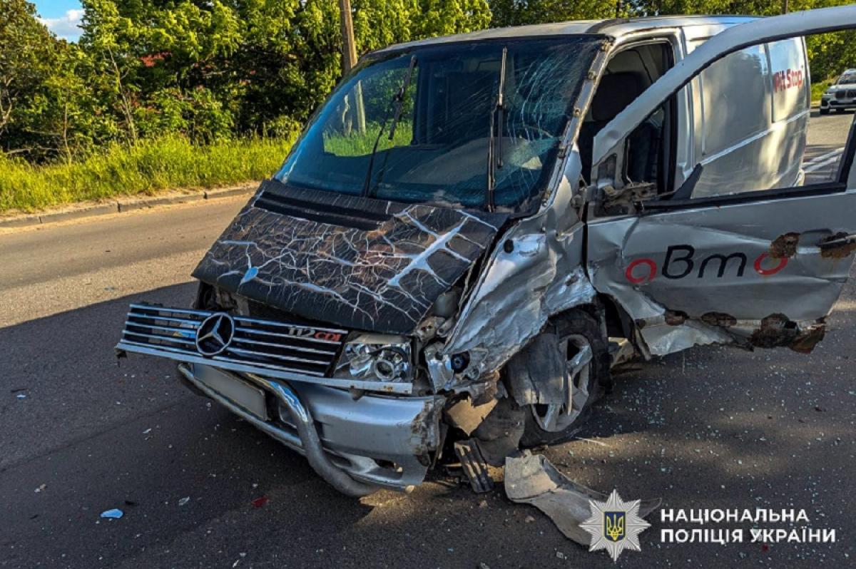 Потрійна аварія на Дубенській у Рівному: травмувалися двоє людей