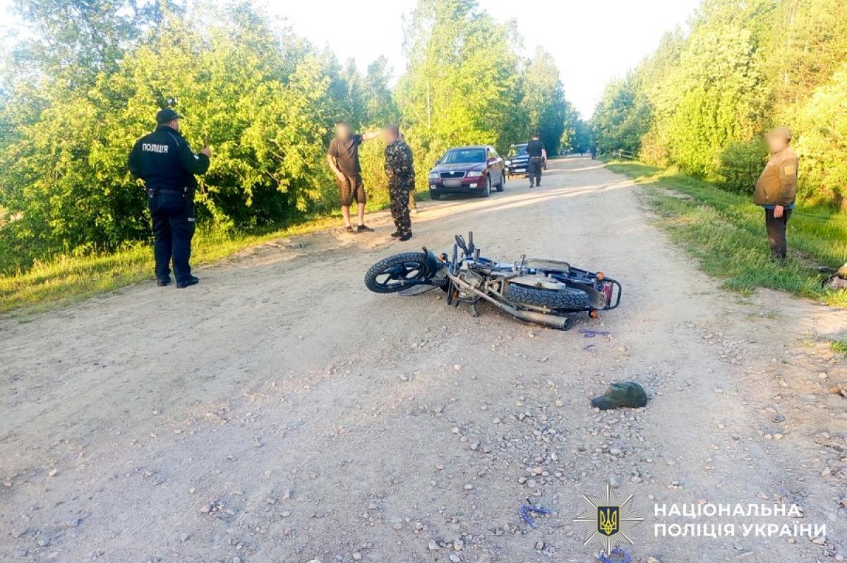 На Рівненщині у ДТП загинув мотоцикліст