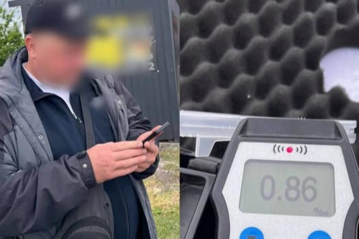 На Рівненщині водій-порушник «попався» патрульним із 0,86 проміле алкоголю