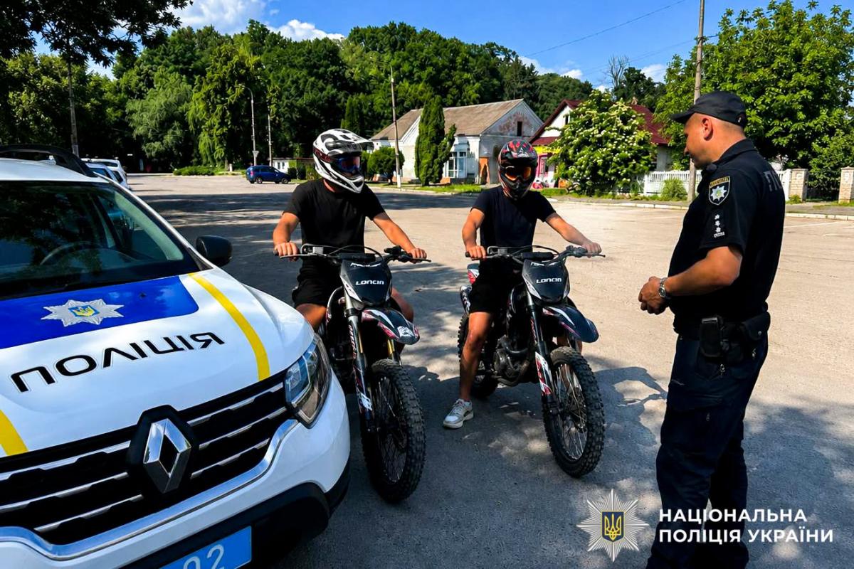 На Рівненщині поліція посилила контроль за водіями мототранспорту