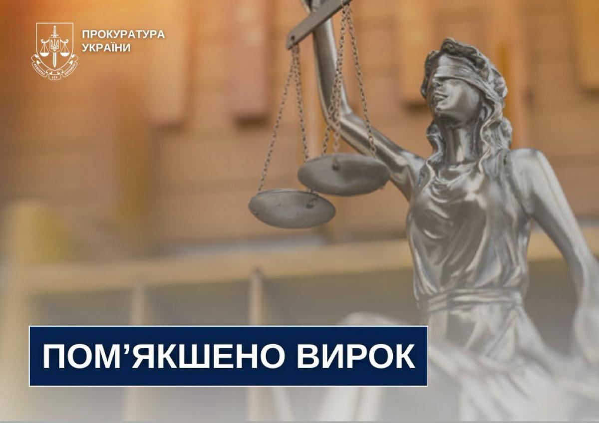 Апеляційний суд пом’якшив покарання юнаку за крадіжку на Дубровиччині
