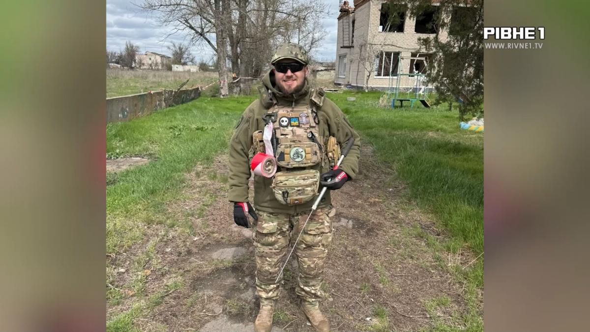 Вибір серця та родинний обов`язок: історія вибухотехніка з Рівненщини Ярослава Нідельського (ВІДЕО)