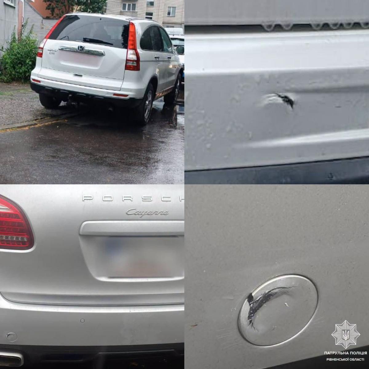 У Рівному патрульні розшукали водія Porsche, який залишив місце ДТП