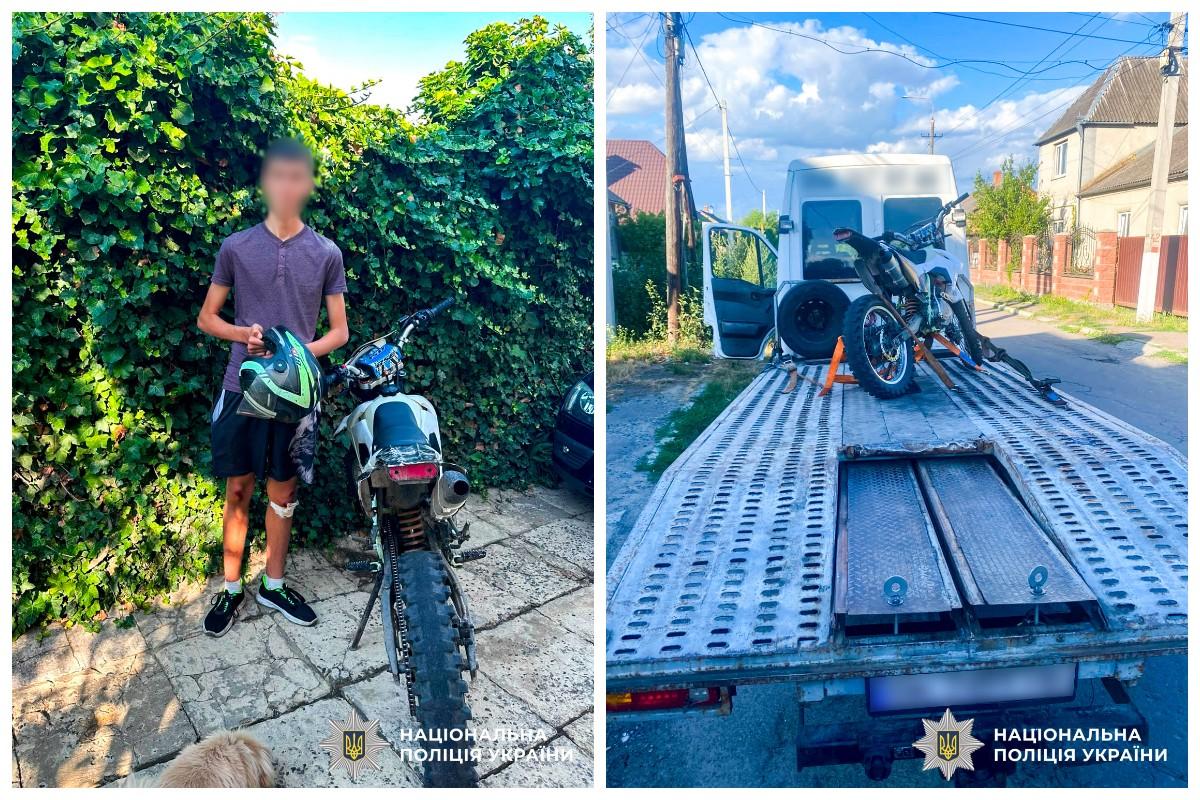 У Здолбунові небайдужий чоловік зупинив неповнолітнього мотоцикліста-порушника