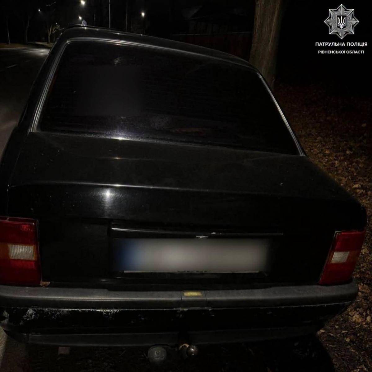 У Рівному зупинили водія з ознаками наркотичного сп'яніння: від огляду він відмовився