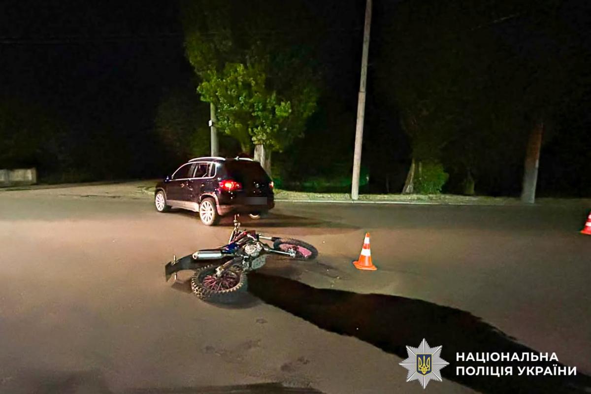 У Рівному в ДТП травмувався 19-річний мотоцикліст